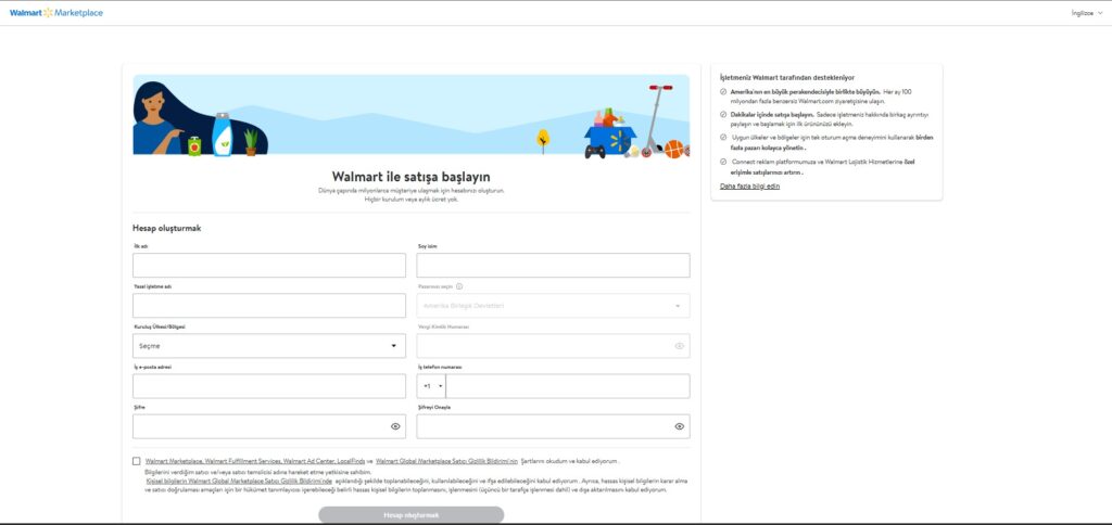 Walmart Satıcı Hesabı Açmak İçin İhtiyacınız Olan Belgeler Walmart Satıcı Hesabı Açmak İçin İhtiyacınız Olan Belgeler